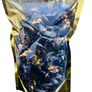 Features 100% Natural & Pure: Sourced from quality local snails with zero artificial additives, flavor enhancers, or preservatives. Expertly Oven-Dried: Carefully dehydrated using controlled modern oven methods to retain optimal flavor, aroma, and nutrients. Easy Rehydration: Absorbs hot water or stock effortlessly, softening up nicely for smooth cooking and rich spice infusion. Versatile Culinary Use: Perfect for traditional African soups, pepper soups, special occasion stews, and seasoned delicacies. Secure Packaging: Packed in a durable, resealable stand-up pouch with a golden trim to maintain long-lasting freshness and shelf stability.